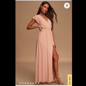 Lost in the moment maxi dress